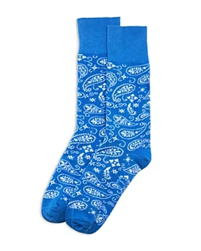 Camp Bloomingdale's Paisley Socks In Blue