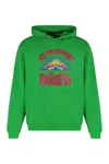 Camp High Cotton Hoodie In Green