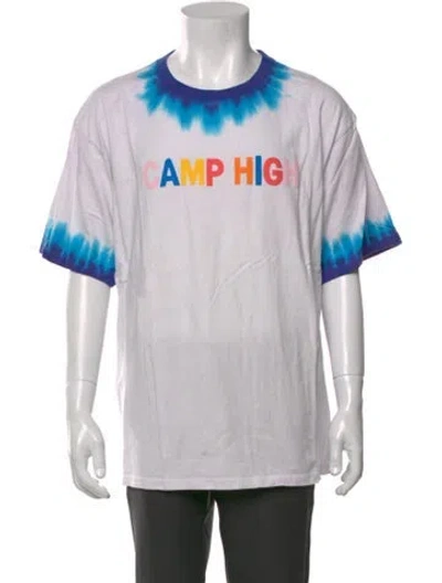 Pre-owned Camp High Graphic Print Crew Neck T-shirt In Multi