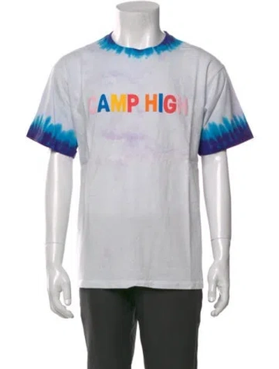 Pre-owned Camp High Graphic Print Crew Neck T-shirt In Multi
