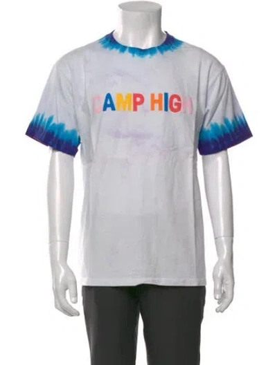Pre-owned Camp High Graphic Print Crew Neck T-shirt In Pink