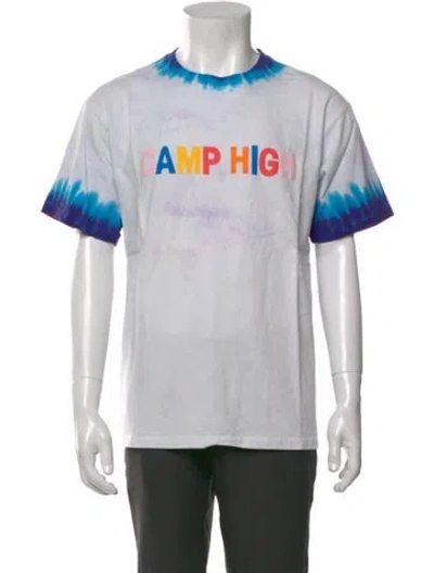 Pre-owned Camp High Graphic Print Short Sleeve Shirt In Pink