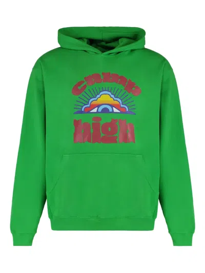 CAMP HIGH RISINGEYE-GRAPHIC HOODIE