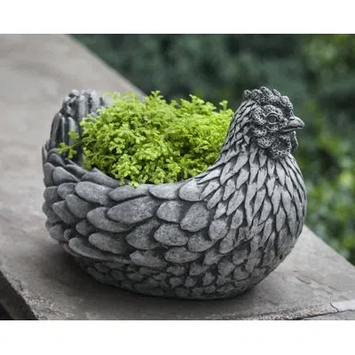Campania International Cast Stone Statue Planter In Natural