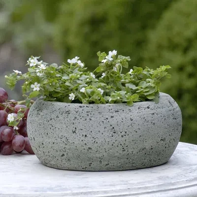 Campania International Estancia Cast Stone Pot Planter In Natural