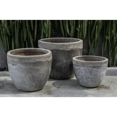 Campania International Marcel 3-piece Pot Planter Set