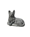 Campania International Shepherd Pup Garden Statue In Rust