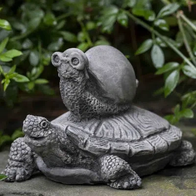 Campania International Snail Express Statue In Natural
