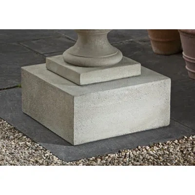 Campania International Textured Low Pedestal In Copper Bronze