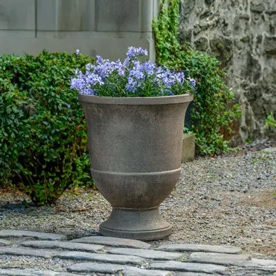 Campania International Textured Pascal Urn, Large In Grey