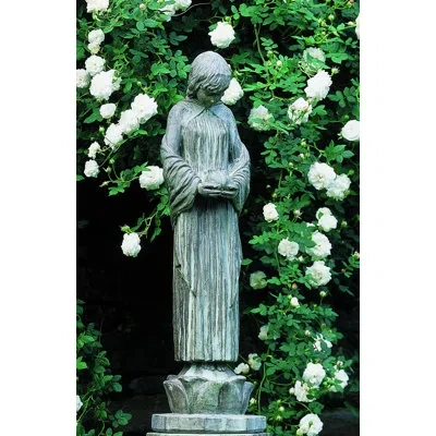 Campania International Wood Nymph Statue In English Moss