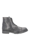 Campanile Man Ankle Boots Black Size 8 Soft Leather