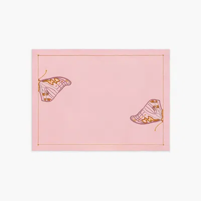 Campante Borboleta Placemat Pink