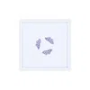 Campante Borboleta Tablecloth Small White In White