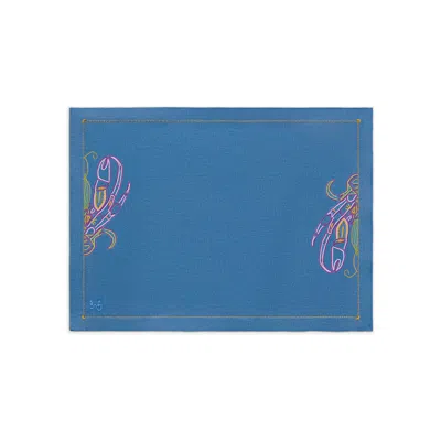 Campante Lagosta Placemat Blue