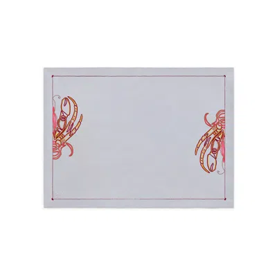 Campante Lagosta Placemat Grey In Gray