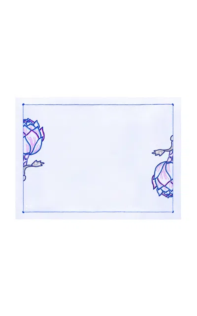 Campante Placemat Alcachofra Moleanos White