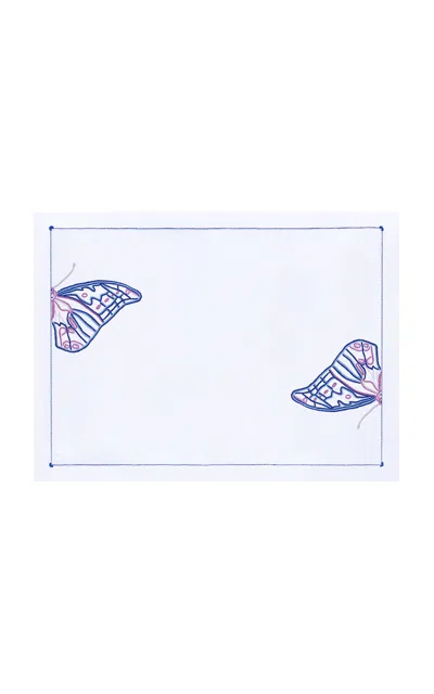Campante Placemat Borboleta Moleanos White