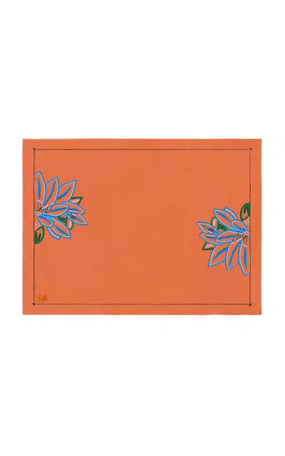 Campante - Placemat Flor Calendula Copper - Tan - In Brown