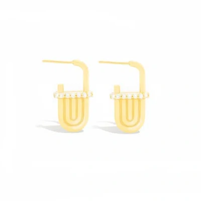 Campbell + Charlotte Edge All Day Earring In Gold