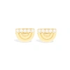 Campbell + Charlotte Edge Ferris Wheel Stud Earring In Gold