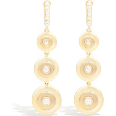Campbell + Charlotte Evolve Chandelier Earring In Brown