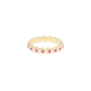 Campbell + Charlotte Evolve Stacking Ring In Pink