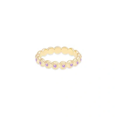 Campbell + Charlotte Evolve Stacking Ring In Gold