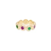Campbell + Charlotte Evolve Stacking Ring In Gold