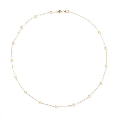 Campbell + Charlotte Evolve Station Necklace In Gold