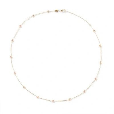 Campbell + Charlotte Evolve Station Necklace In Gold