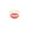 Campbell + Charlotte Juju Lips Ring In Gold