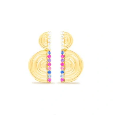 Campbell + Charlotte The Edge Duo In Gold