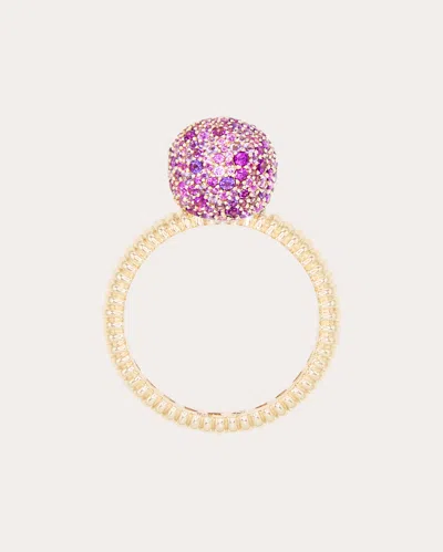 Campbell + Charlotte Women's Amethyst Revel Medium Bobble Ring In Purple