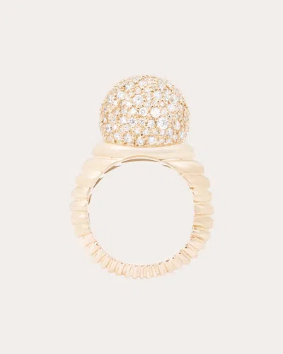 Campbell + Charlotte Women's Diamond Revel Bobble Cocktail Ring In Gold