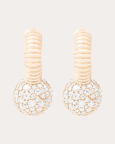 Campbell + Charlotte Women's Diamond Revel Bobble Huggie Earrings In Gold