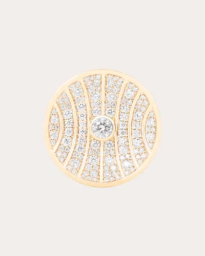 Campbell + Charlotte Women's Diamond Revel Large Dimensional Ring In Gold