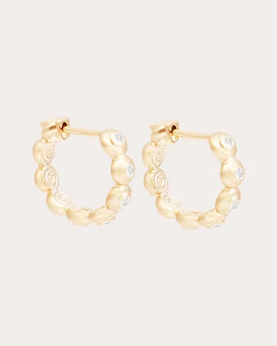 Campbell + Charlotte Women's Evolve 14k Gold Diamond Hoop Earrings