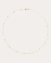 Campbell + Charlotte Women's Evolve 14k Gold Emerald Station Necklace In Gold
