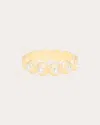 Campbell + Charlotte Evolve Stacking Ring In Gold