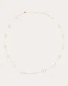Campbell + Charlotte Women's Found 14k Gold Moonstone And Diamond Cabochon Station Necklace In Gold