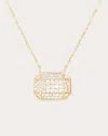 Campbell + Charlotte Women's Spark 14k Gold Diamond Pendant Necklace In Gold