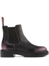 Camper 42mm Dean Leather Elastic-sided Chelsea Boots In Black