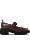 Camper 54mm Milah Buckle-strap Platform Pumps In Red
