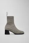 Camper 65mm Kora Knitted Ankle Boots In Gray
