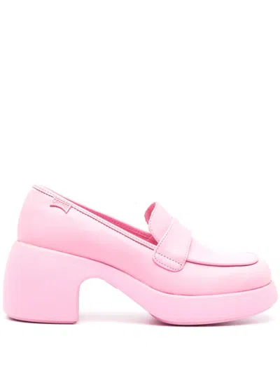 Camper 65mm Thelma Heeled Loafers In Pink