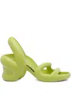 Camper 70mm Sculpted-heel Sandals In Yellow