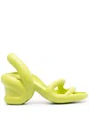 Camper Kobarah 85mm Slingback Sandals In Green
