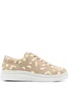 Camper Abstract-pattern Lace-up Sneakers In Neutrals