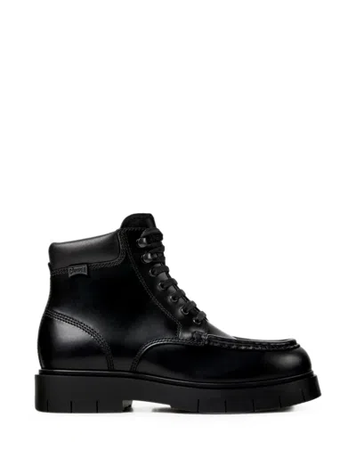 Camper Alaro Lace-up Boots In Black